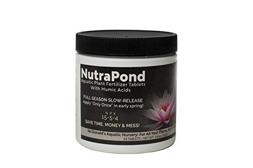 AquaLeaf Aquatics Once a Year Fertilizer Tablets for Water Lilies and Lotus  | 15-5-4 Guaranteed Analysis with Humates - Aquarium Plants for Sale   aquariumplants.club